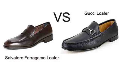 gucci vs ferragamo|Gucci vs Ferragamo loafers.